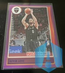 2021-22 NBA Hoops Kevin Love PURPLE PARALLEL #125 Cleveland Cavaliers